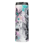 Schattige Western Cowgirl Thermosbeker (Achterkant)