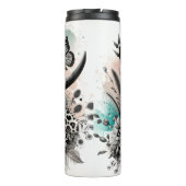 Schattige Western Cowgirl Thermosbeker (Achterkant)