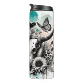 Schattige Western Cowgirl Thermosbeker (Geroteerd rechts)