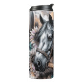 Schattige Western Cowgirl Thermosbeker (Gedraaid links)