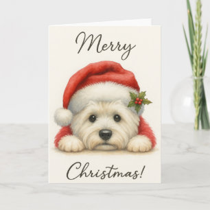 Schattige Westie Kaart