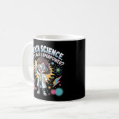 Schattige Wetenschapsleraar – Cute Chibi Superkrac Koffiemok (Voorkant links)