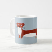 Schattige Wezel Koffiemok (Voorkant links)