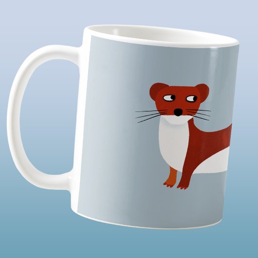 Schattige Wezel Koffiemok