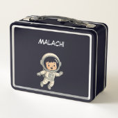 Schattige Whimsical Astronaut Schattige Ruimteverk (Achterkant)