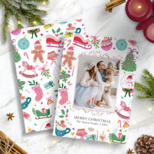 Schattige Whimsical Doodles Kerstmis