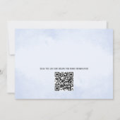 Schattige Whimsical Fun Zwembad Feest Zomer QR Cod Kaart (Achterkant)