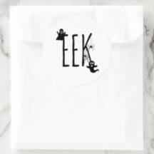 Schattige Whimsical Halloween Geest, Eek