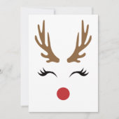Schattige Whimsical Kerstmis Rendieren Slay Feestdagenkaart (Voorkant)