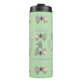 Schattige Whimsical Libelle Vlinder Maureen Girard Thermosbeker