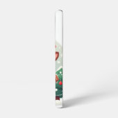 Schattige Whimsical Rendier met gitaar Samsung Galaxy Hoesje (Linkerkant)