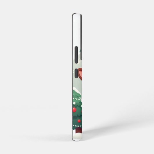 Schattige Whimsical Rendier met gitaar Samsung Galaxy Hoesje (Rechterkant)