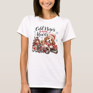 SCHATTIGE WHIMSICALE FEestartELIJKE KERSTUITDRUKKI T-shirt