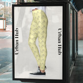 Schattige White Cream Toucan vogelpatroon Leggings