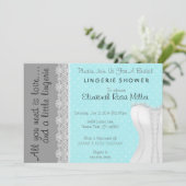 Schattige White Lace Corset Lingerie Vrijgezellenf Kaart (Staand voorkant)