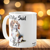 Schattige'' Who Said Tea'' Browns Beagle Koffiemok