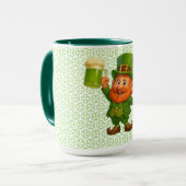 Schattige/wierige kabouter St. Patrick's Day  Mok (Voorkant links)