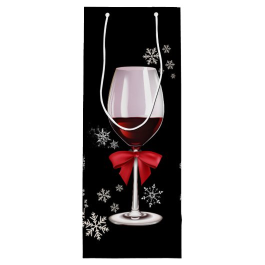 Schattige Wijn Gift Bag Wijn Cadeautas (Achterkant)