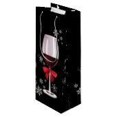 Schattige Wijn Gift Bag Wijn Cadeautas (Voorkant Gekanteld)