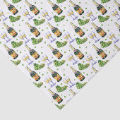 schattige wijnliefhebber getild tissuepapier (Detail)