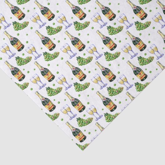 schattige wijnliefhebber getild tissuepapier (Detail)