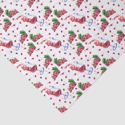 schattige wijnliefhebber getild tissuepapier (Detail)