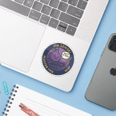 Schattige Wijsheid Vijg Japanse Sensei Sticker (Laptop met iPhone)