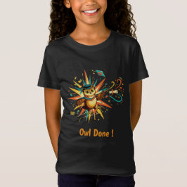 Schattige Wijze Uil Afgestudeerd Klas van 2026 Ret T-shirt
