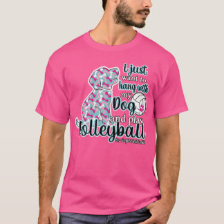 Schattige wil ik gewoon volleybal spelen en mijn h t-shirt