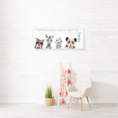 Schattige Wilde Dieren | Vinyl Groeimeter Banner (Insitu)