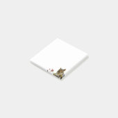 Schattige wilde eekhoorn op witte Post-it-notities Post-it® Notes (Schuin)