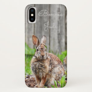 Schattige wilde konijn konijn *Personaliseer* Case-Mate iPhone Case