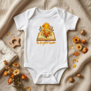 Schattige Wilde Zonnebloemen met een Boek Boho Z Romper