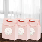 Schattige Wildflower Baby Meisje Baby shower Ronde Sticker