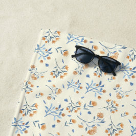 Schattige Wildflower Pattern Strandlaken