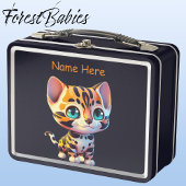 Schattige Wildlife Tiger Oerwoud Safari Cartoon Gr