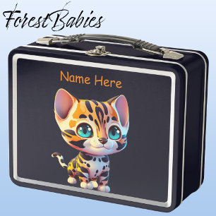 Schattige Wildlife Tiger Oerwoud Safari Cartoon Gr