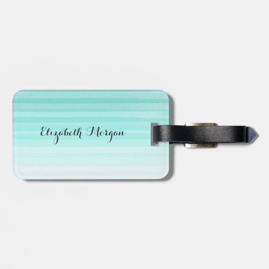 Schattige windenergie Emoji Face-Be altijd gelukki Bagagelabel (Achterkant horizontaal)