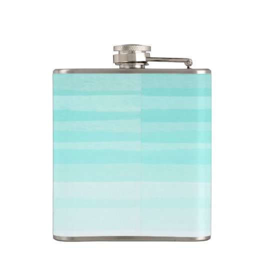 Schattige windenergie Emoji Face-Be altijd gelukki Heupfles (Achterkant)