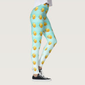 Schattige windenergie Emoji Face-Be altijd gelukki Leggings (Rechts)