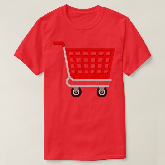Schattige winkelen t 4 t-shirt (Design voorkant)
