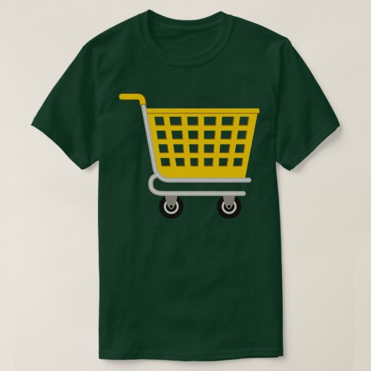 Schattige winkelen t t-shirt (Design voorkant)