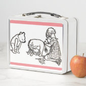 Schattige Winnie the Pooh and PigletMetal Lunch Bo (In situ)