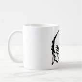 Schattige Winnie the Pooh Eeyore sketch Coffee Mok (Links)