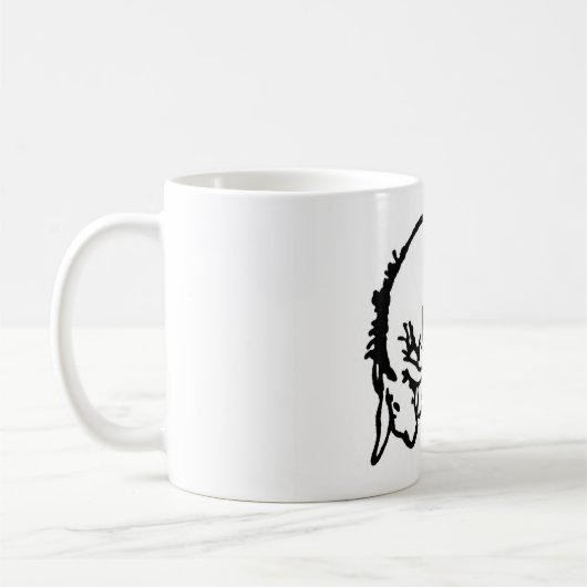 Schattige Winnie the Pooh Eeyore sketch Coffee Mok (Links)