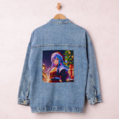 Schattige Winter Anime Meisje Denim Jas Denim Jacket (Hangar)