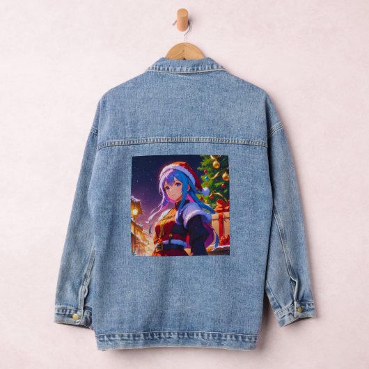 Schattige Winter Anime Meisje Denim Jas Denim Jacket (Hangar)