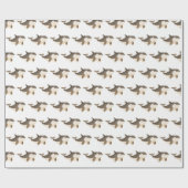 Schattige winter Arctische walvis Cadeaupapier (Vlak)
