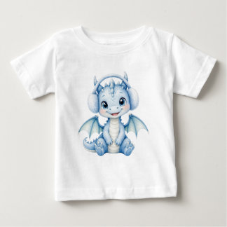 Schattige Winter Baby Draak met Oorbeschermers Kin