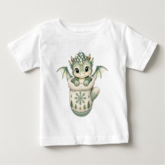 Schattige Winter Baby Draak Muts Waterverf 